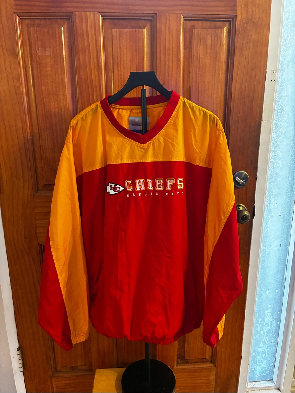 Kansas City Chiefs Men’s Reebok XL Red & Gold Pullover